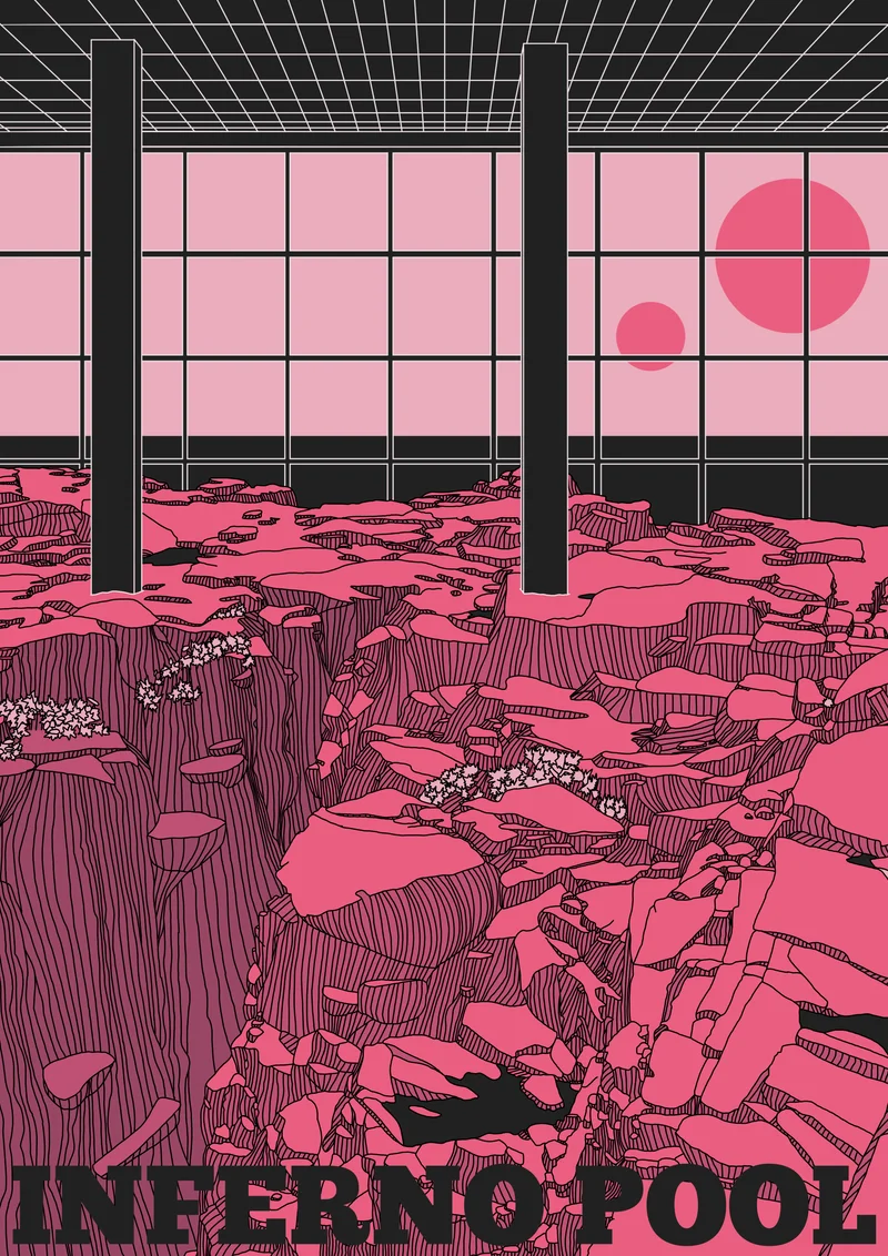 Inferno pool — Illustration, Illustration — Paugo